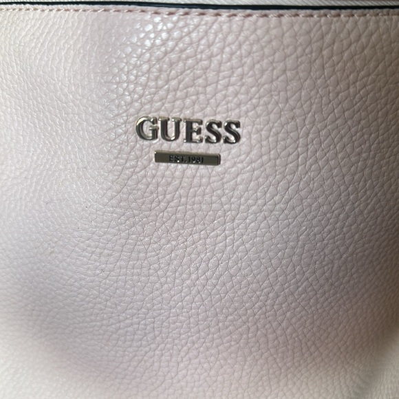 GUESS PINK Pebbled leather-look PURSE - Picture 2 of 9